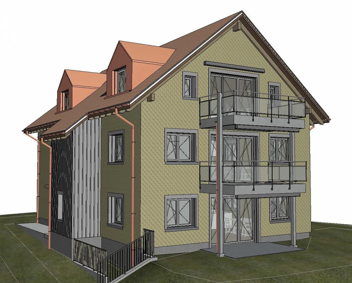 4.5-Room Apartment 1st Floor - NEW BUILD with Possibility of Customer Wishes - Photo 1 of 4