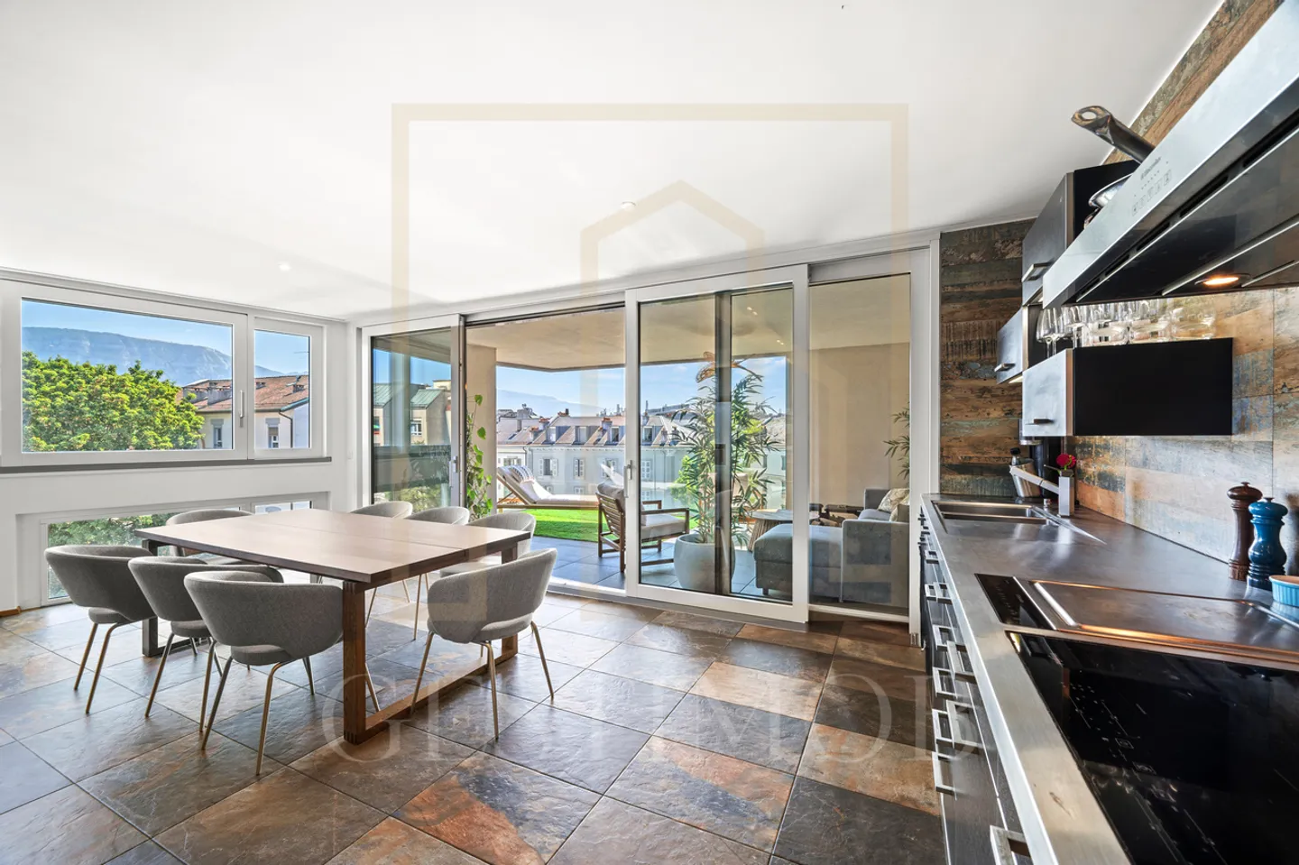 OPPORTUNITE : LUMINOSITE & VUES DEGAGEES A CAROUGE - Photo 4 sur 13