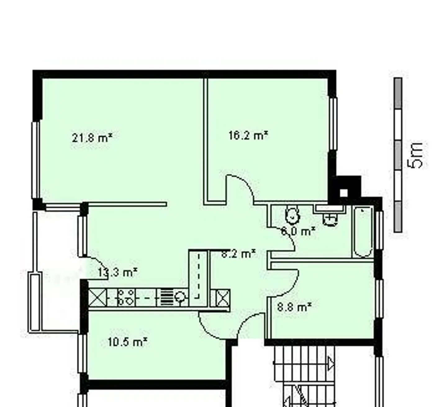 Sonnige Wohnung mit traumhaftem Ausblick - Foto 7 von 9