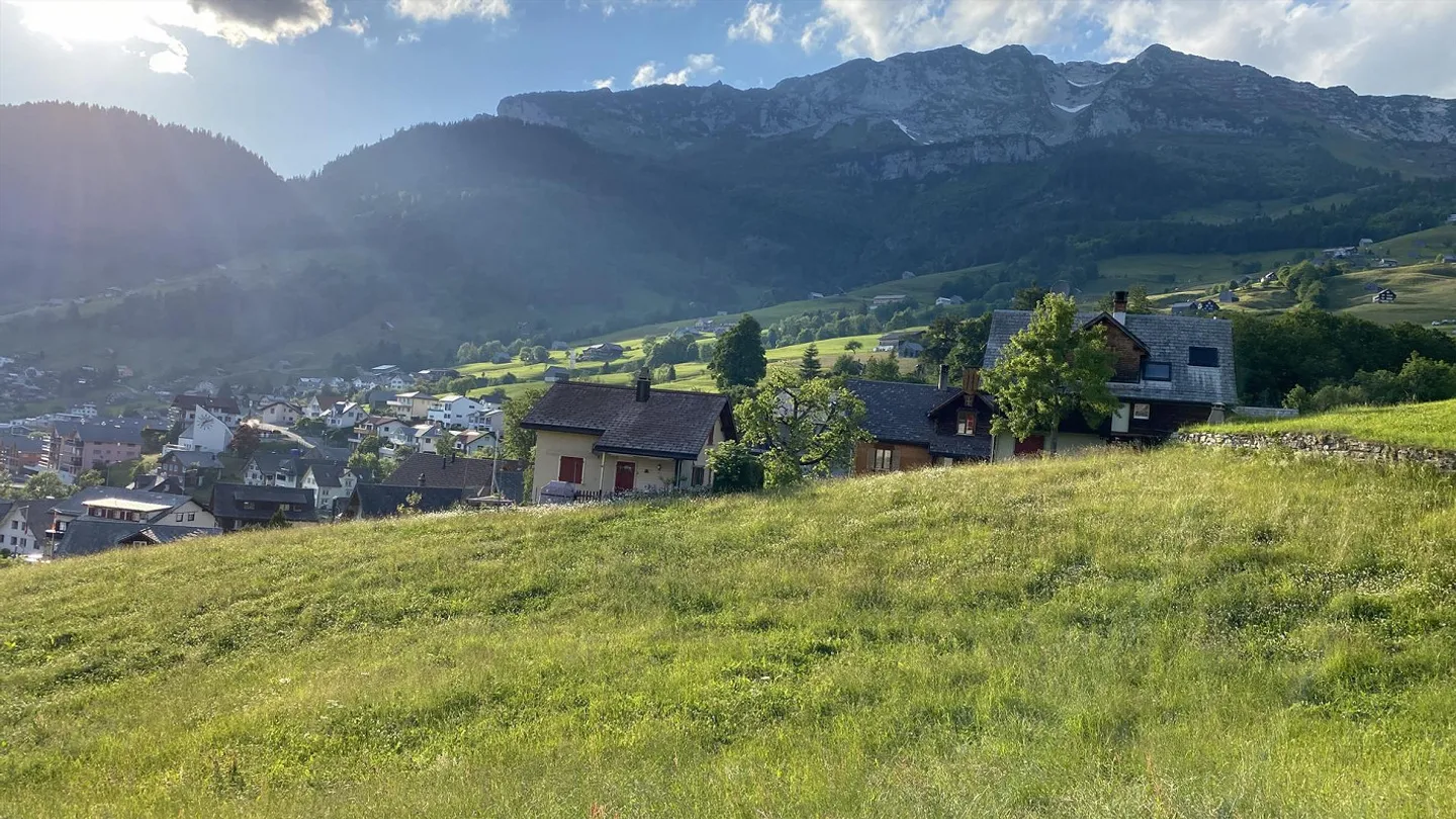 Erschlossenes Baugrundstück mit Weitblick und grossem Potenzial - Foto 3 von 8