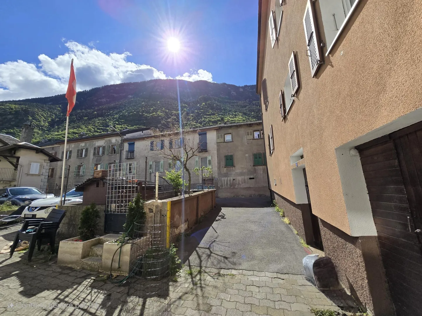 Maison dans le village avec un grand potentiel - Terrain et places de parking - Photo 3 sur 9