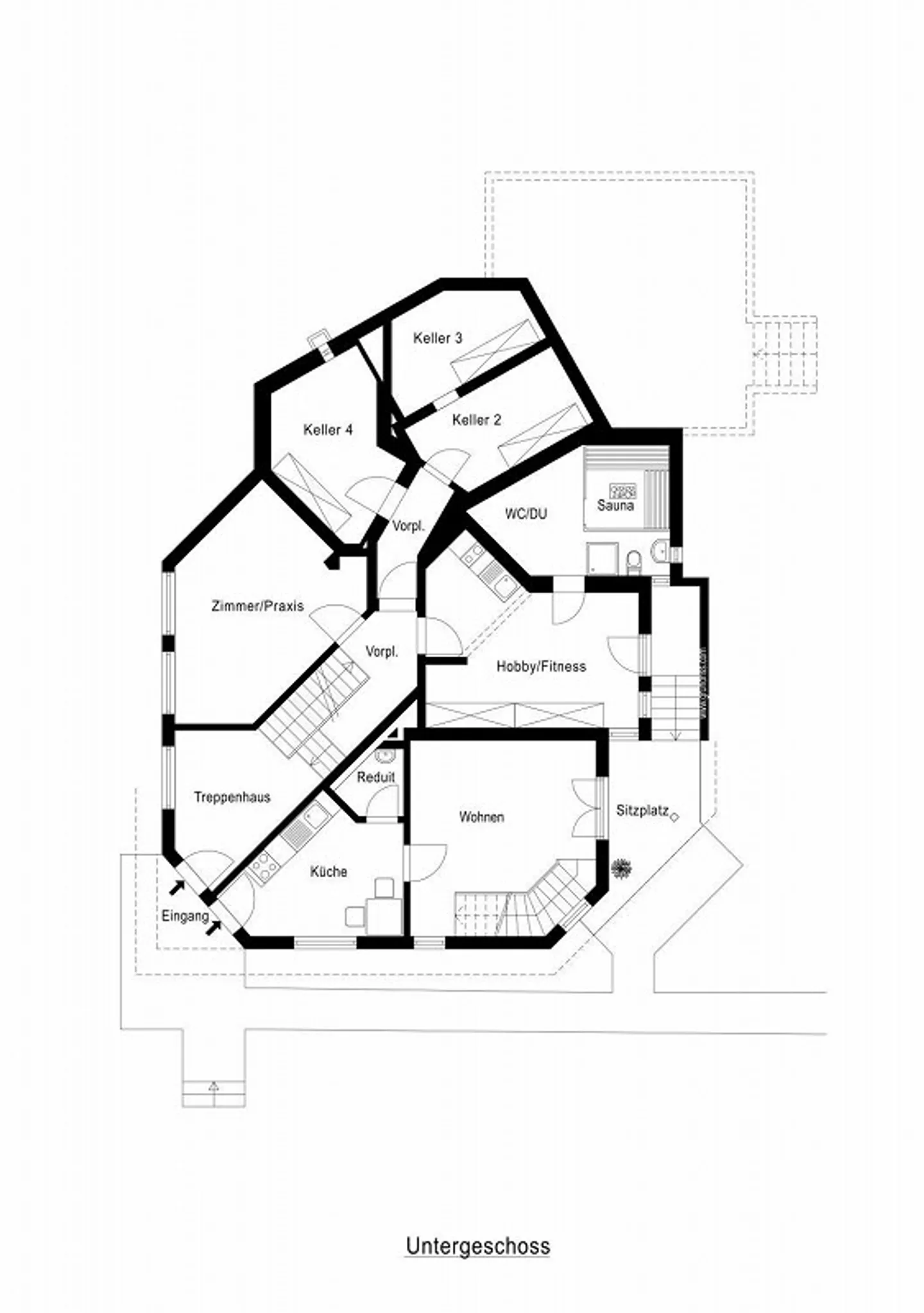 Casa di 13 stanze (a 60 m dal lago) - Foto 8 di 10