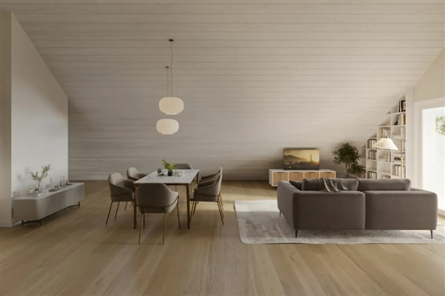 Charmante Appartement sous les toits au cœur d'Esslingen ZH - Photo 1 sur 8