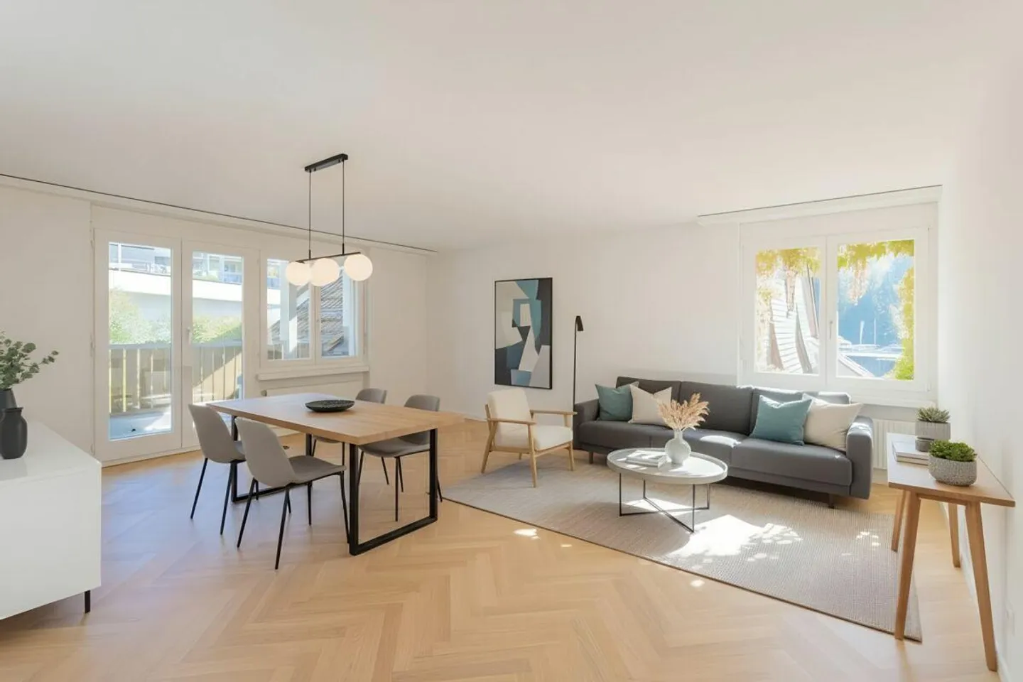 Stilvoll wohnen in Trogen AR - renovierte 4.5-Zimmer-Eigentumswohnu... - Foto 2 von 10