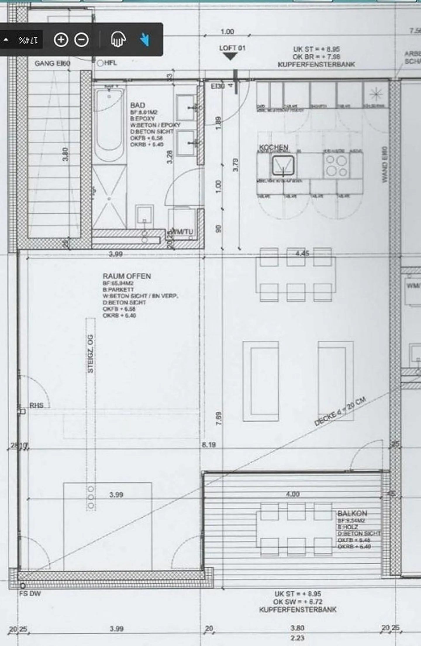 3 1/2 Zimmer Atttikawohnung im Loftcharakter mit gedeckter Terrasse - Foto 29 von 29