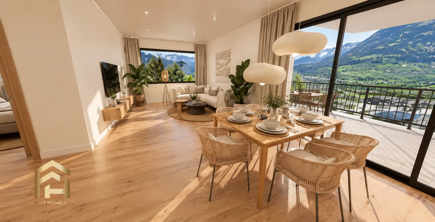 Modernes 4.5 Zimmer Apartment - Foto 3 von 13