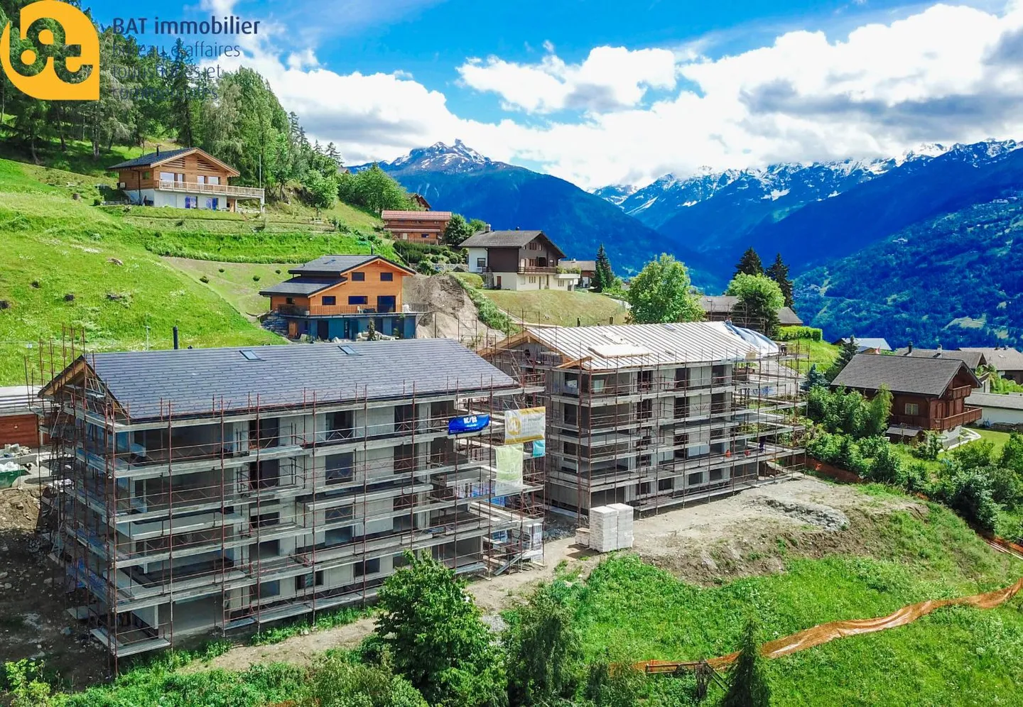 Balcone del Cielo a Nax - Residenze primarie dal monolocale al 4 locali, attualmente in costruzione, con fine lavori prevista per l'inverno 2026/2027 - Foto 1 di 10