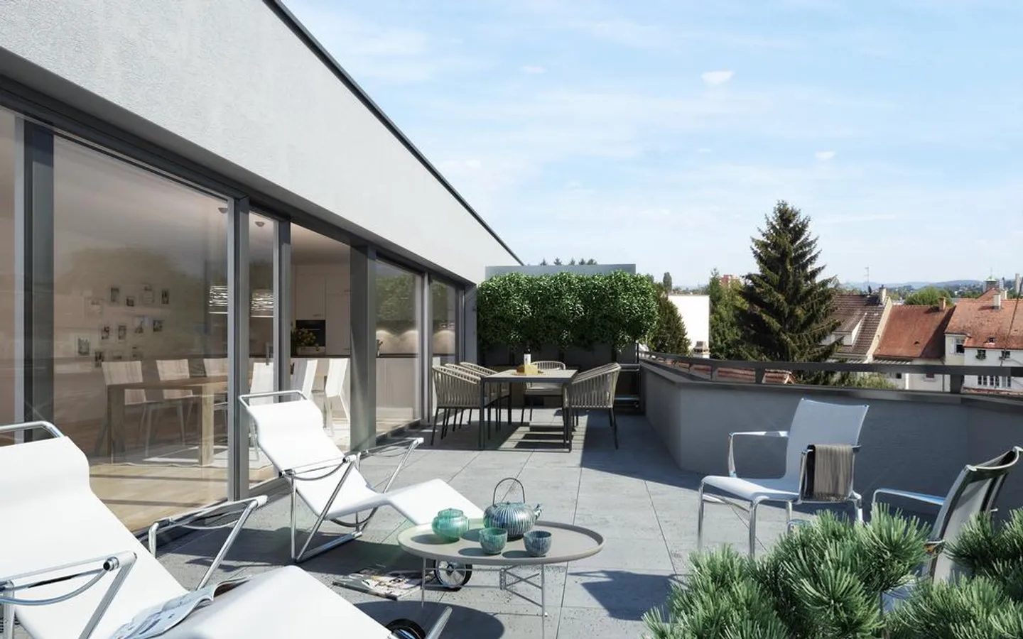 Appartement en attique de 4,5 pièces à Allschwil - Photo 5 sur 6