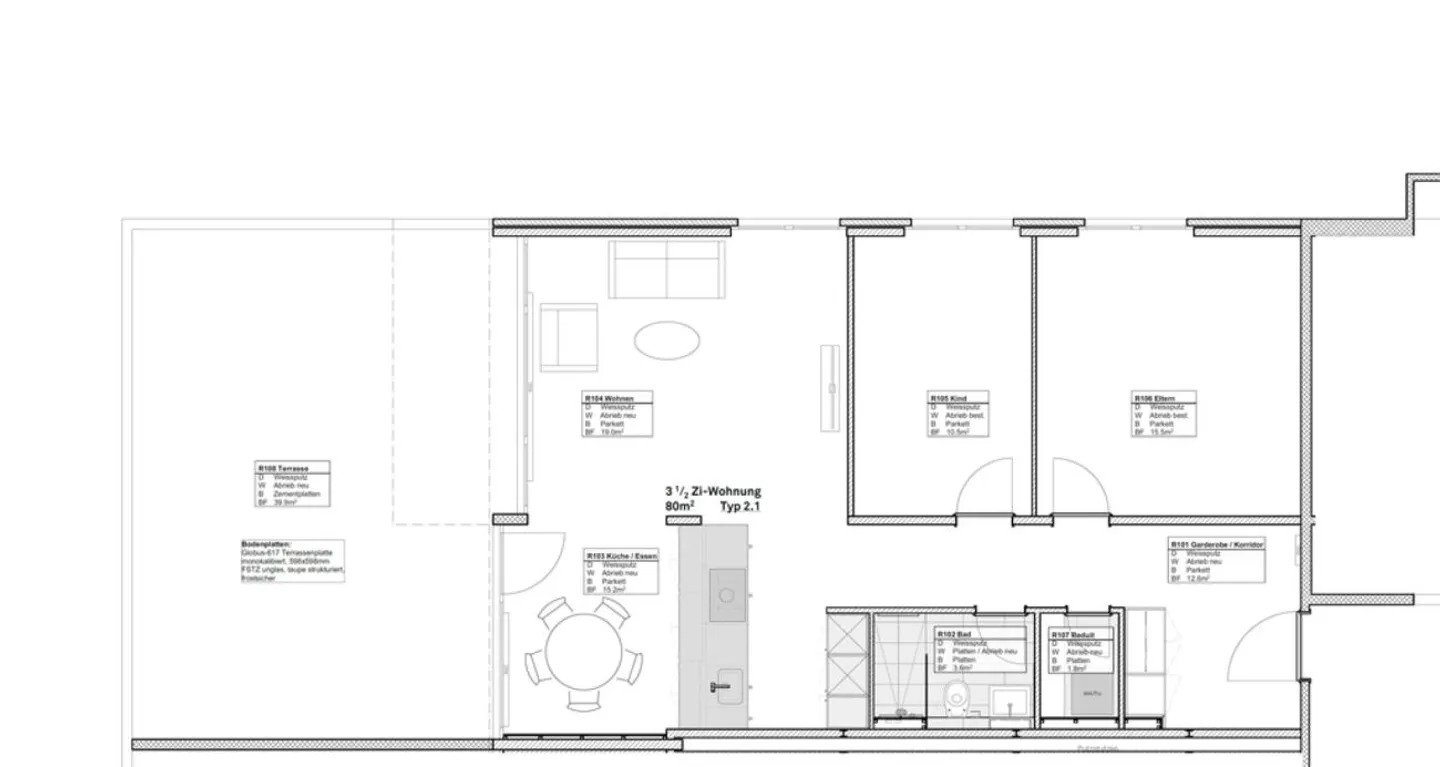 Terrassenwohnung mit über 40m2 Terrasse - Photo 10 sur 10