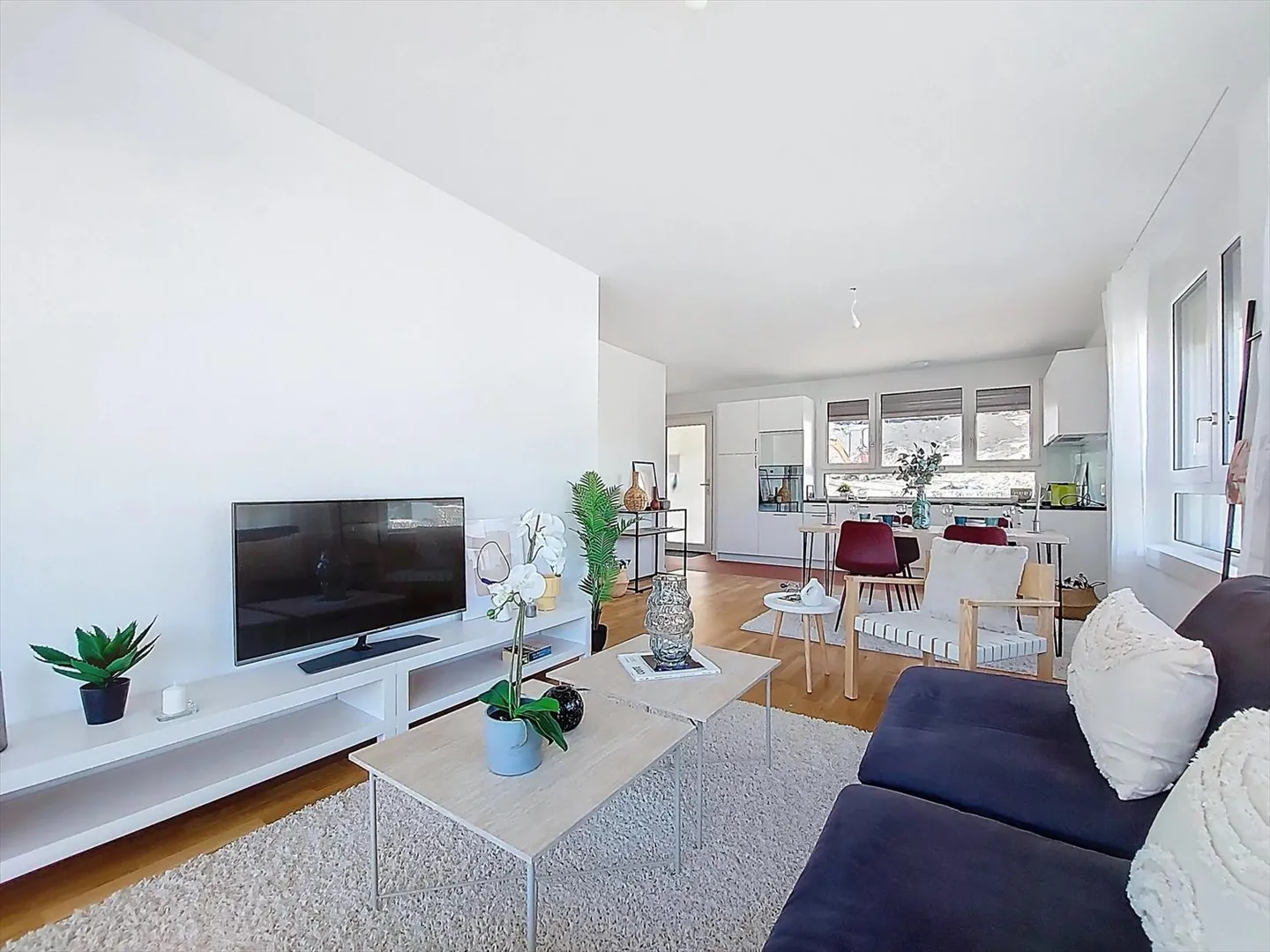 Zu vermieten sehr schöne 3,5-Zimmer-Wohnungen in einem neuen Komplex in Bramois - Foto 3 von 13