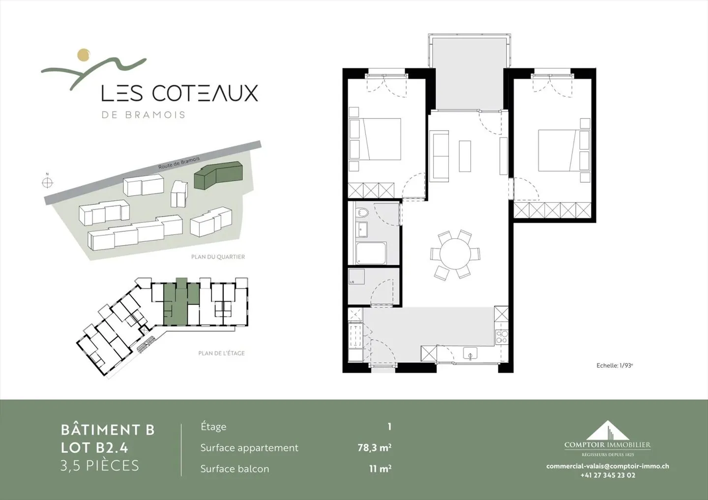 Zu vermieten sehr schöne 3,5-Zimmer-Wohnungen in einem neuen Komplex in Bramois - Foto 13 von 13