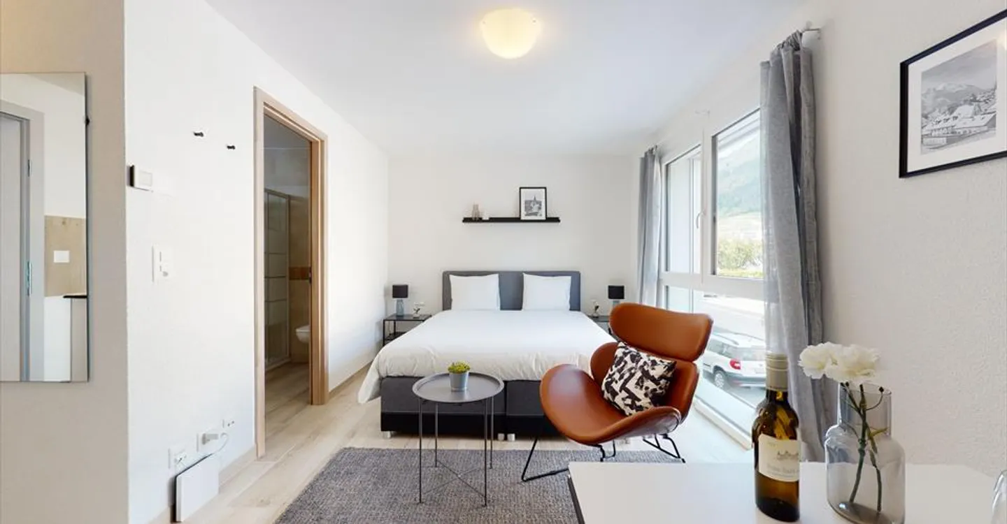 Studio moderne à Aigle - Photo 2 sur 12