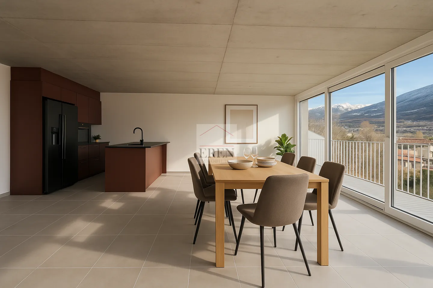 Appartamento attico straordinario 4,5 nuovo con vista panoramica e terrazza sud-ovest di 55 m2 - Foto 3 di 22