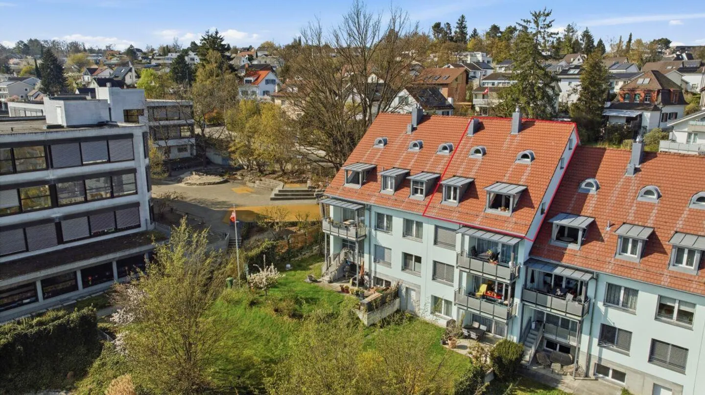 Maisonette en duplex ensoleillée de 3,5 Z' avec vue dégagée et 1 EHP - Photo 12 sur 13