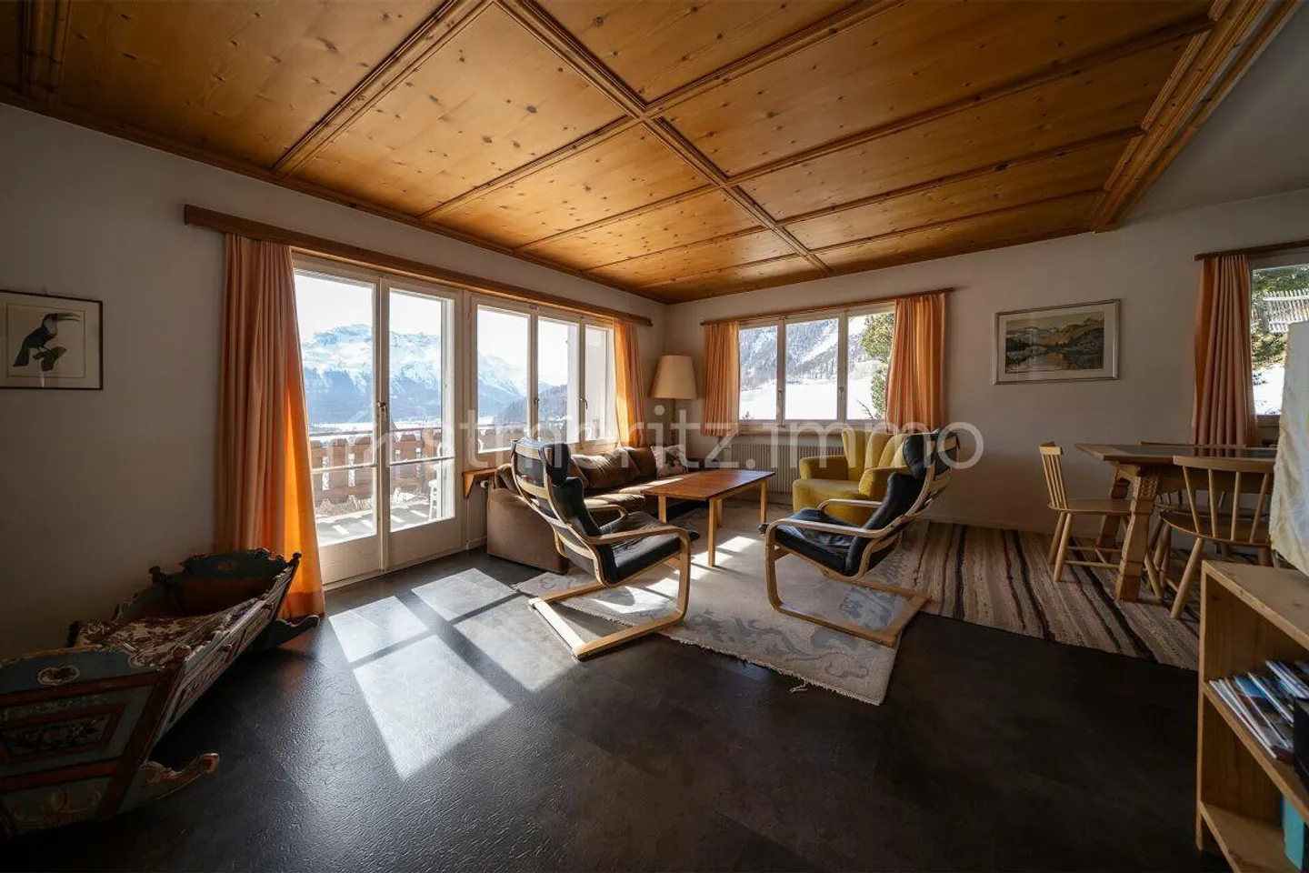 Chesa Quadrellas - Maison de vacances indépendante dans un emplacement de choix en pente avec ... - Photo 3 sur 18