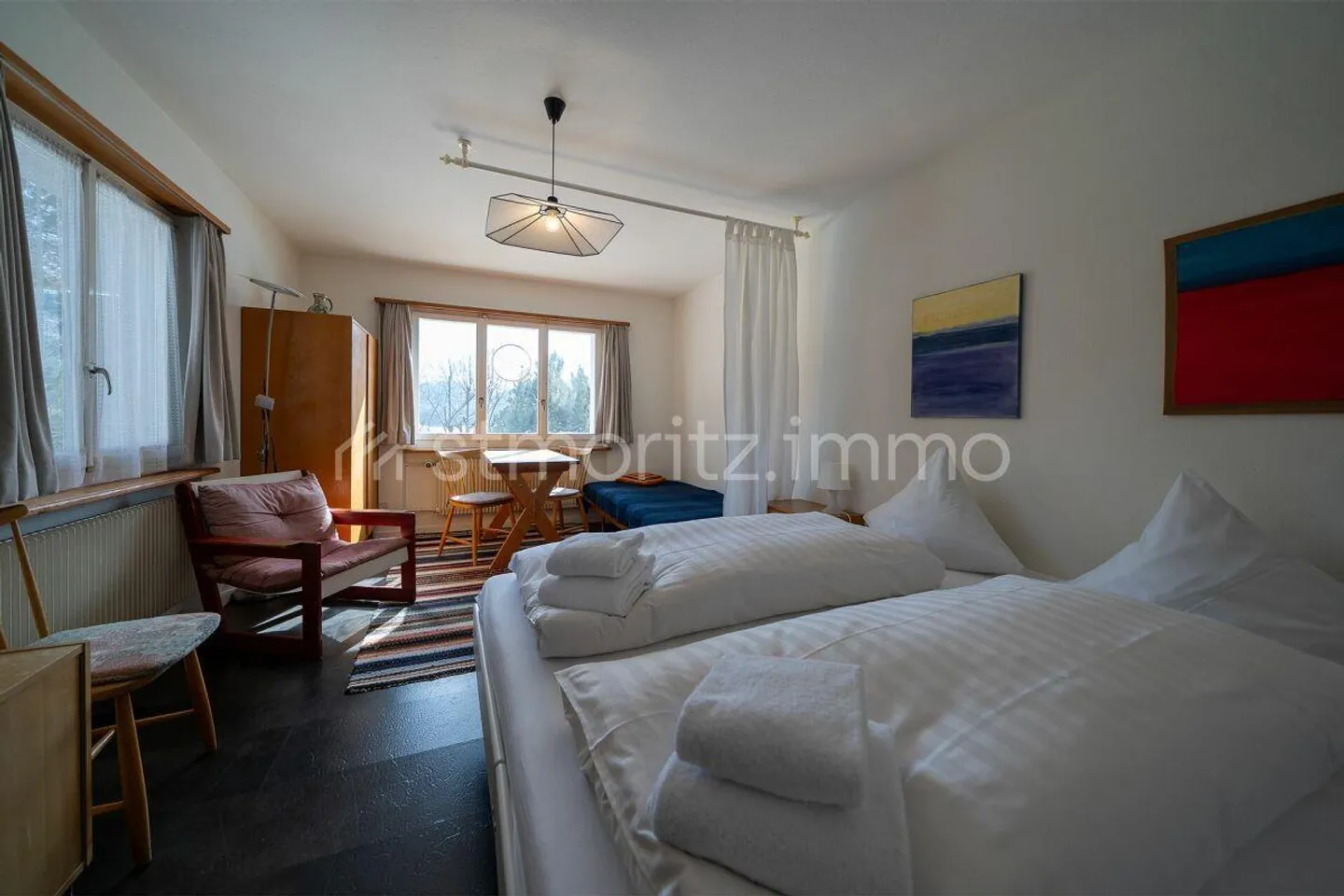 Chesa Quadrellas - Maison de vacances indépendante dans un emplacement de choix en pente avec ... - Photo 15 sur 18