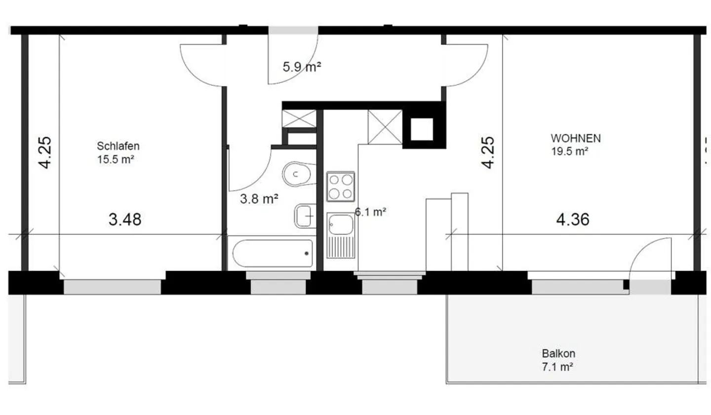 Wohnen in ruhiger Lage nähe Natur und See - Foto 7 von 7