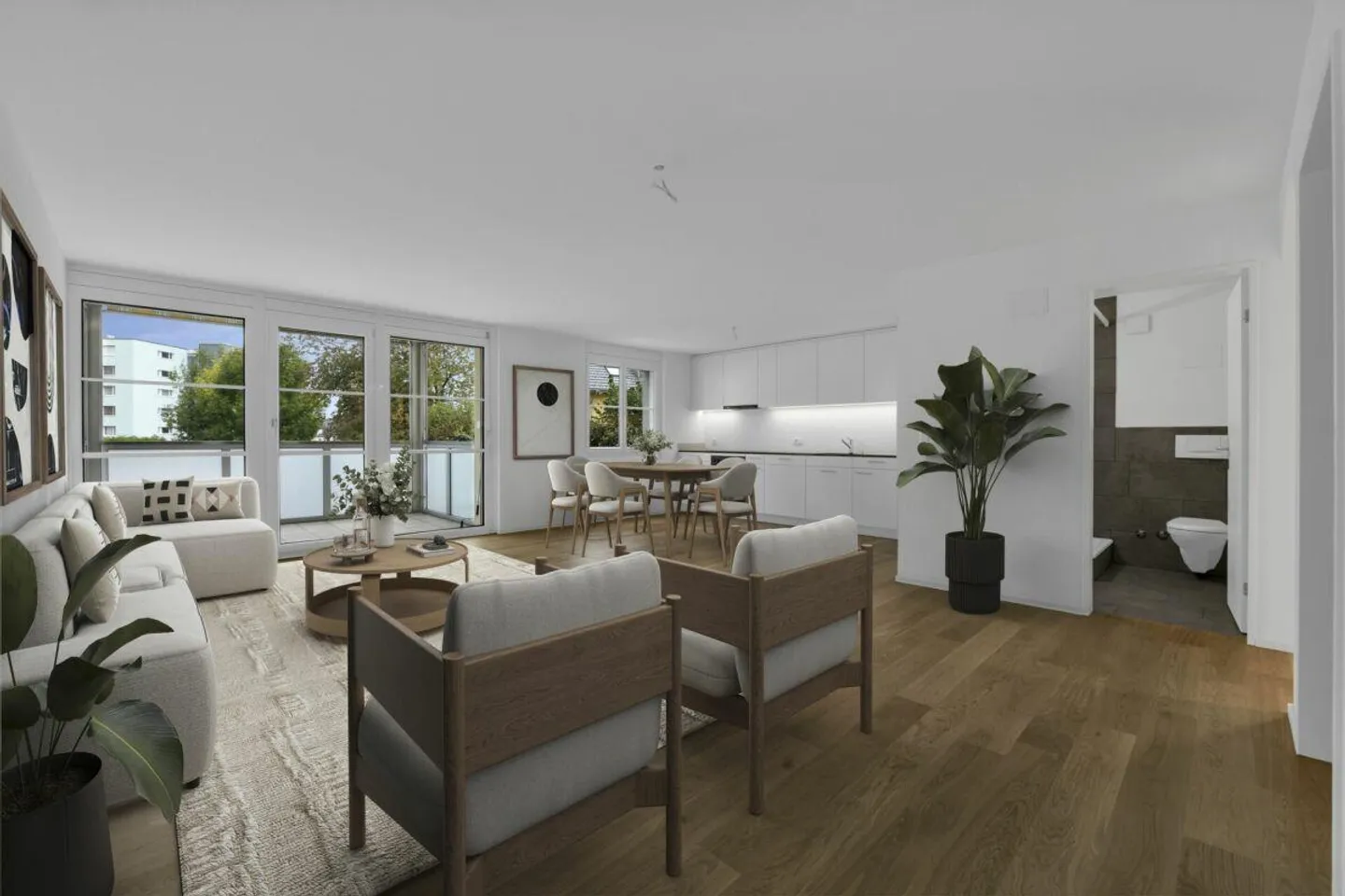 Arrivare a casa - vivere moderno, luminoso e centrale nella migliore posizione a Gossau - Foto 2 di 27