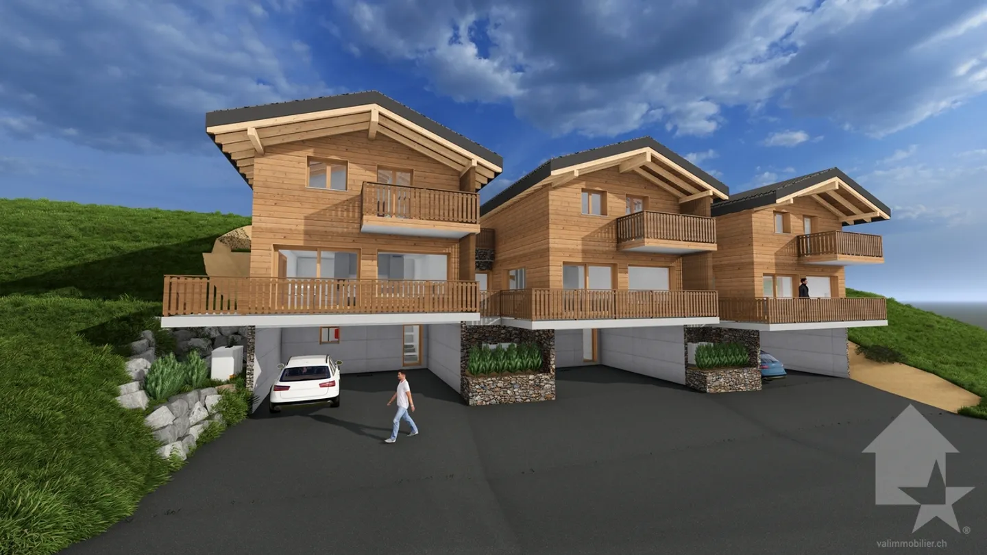 Wunderschönes 4,5-Zimmer-Chalet mit Terrasse und Rasen - Foto 6 von 11