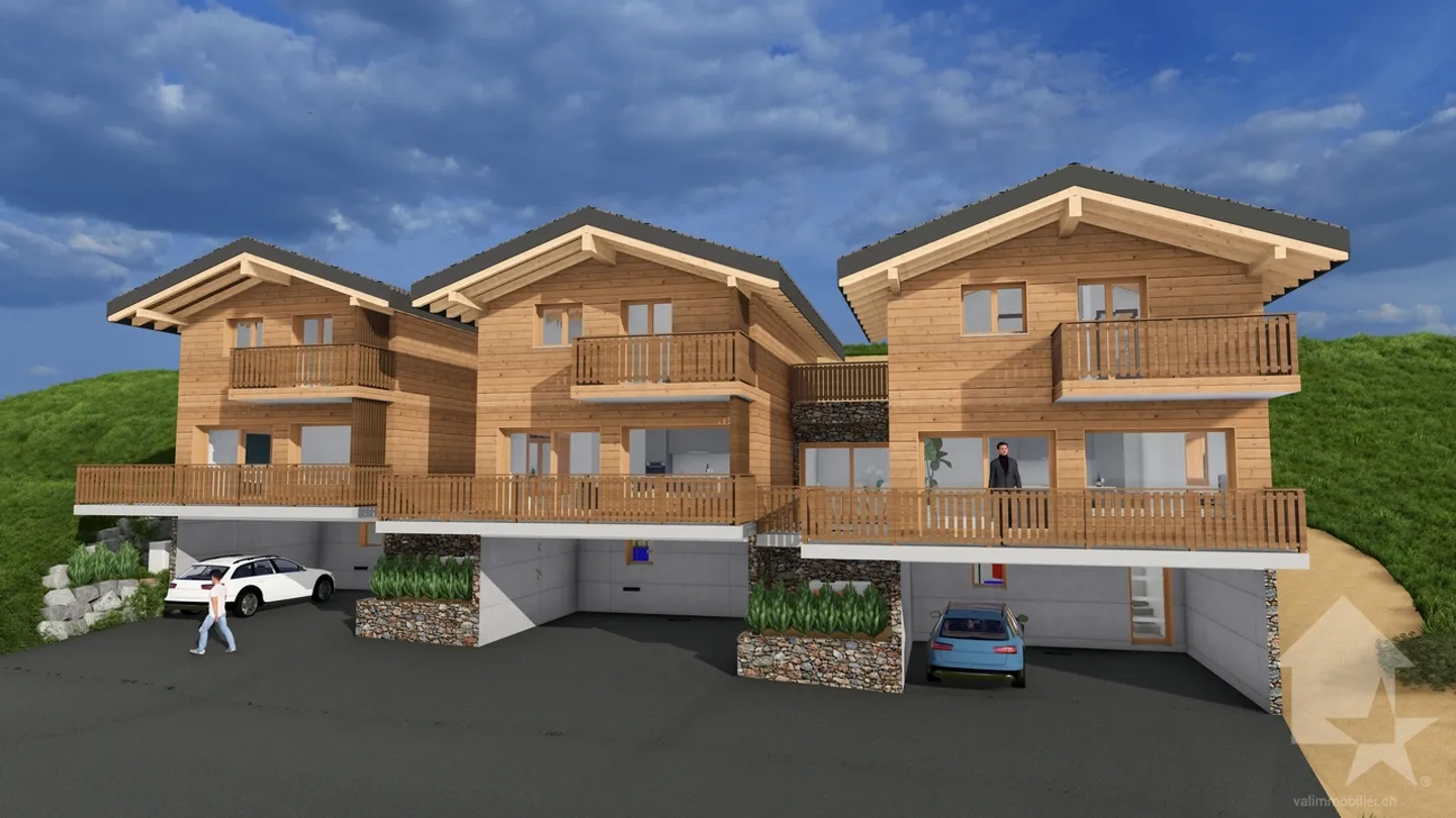 Wunderschönes 4,5-Zimmer-Chalet mit Terrasse und Rasen - Foto 7 von 11