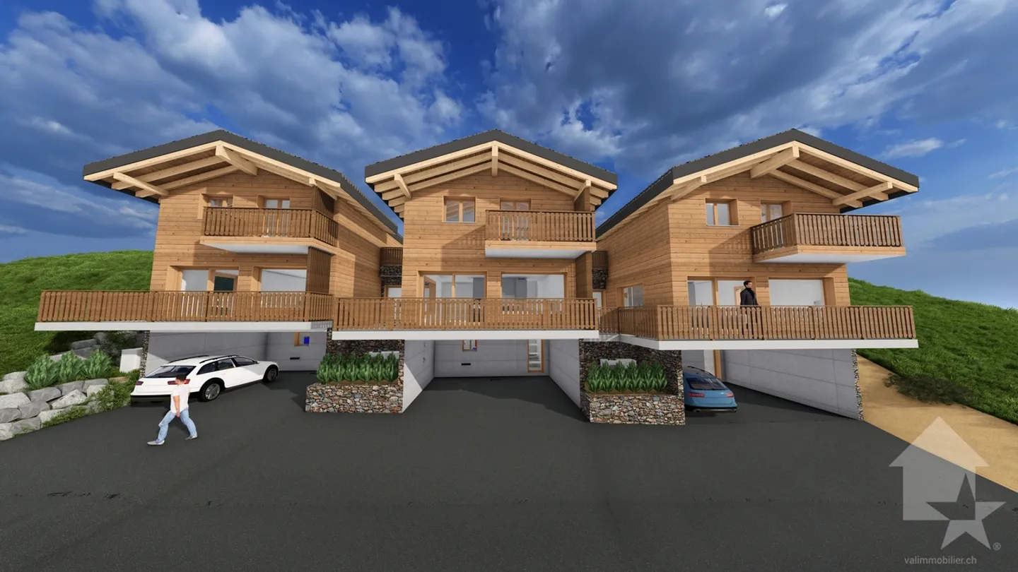 Wunderschönes 4,5-Zimmer-Chalet mit Terrasse und Rasen - Foto 8 von 11