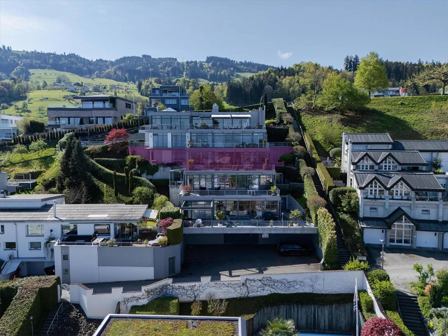 Terrace House with Stunning Lake View Above Lake Constance - Photo 2 of 12