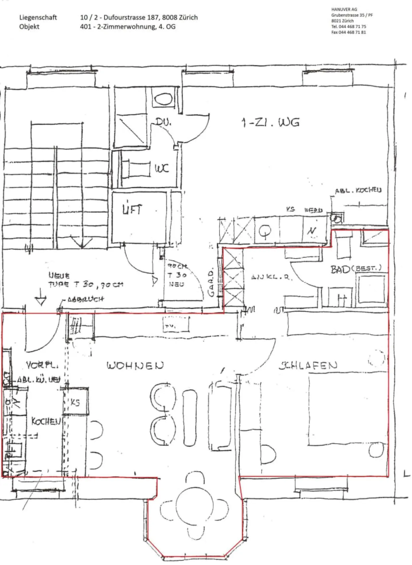 Belle appartement de 2 pièces à louer à Seefeld - Photo 6 sur 6