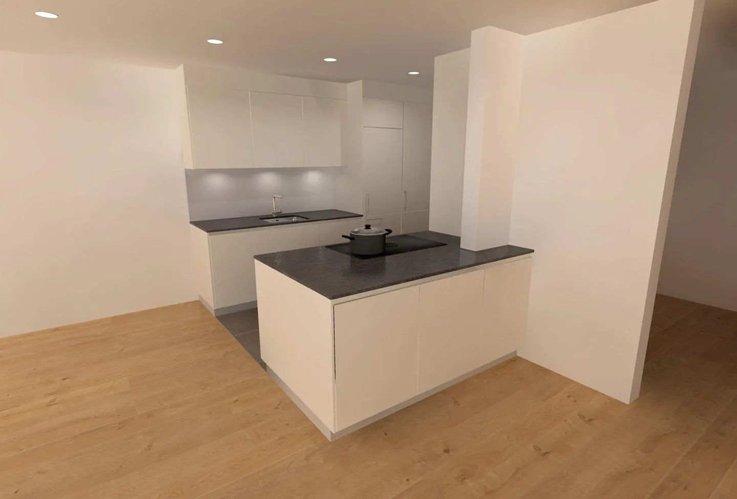 Freshly renovated 4.5 room apartment with south balcony in Seebach - Photo 3 of 8