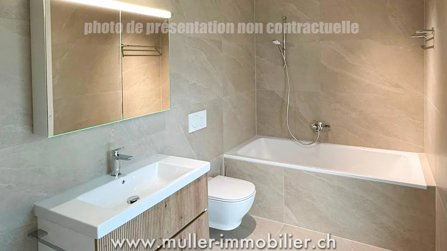 High-end crossing apartment under construction in Cressier - Photo 10 of 13