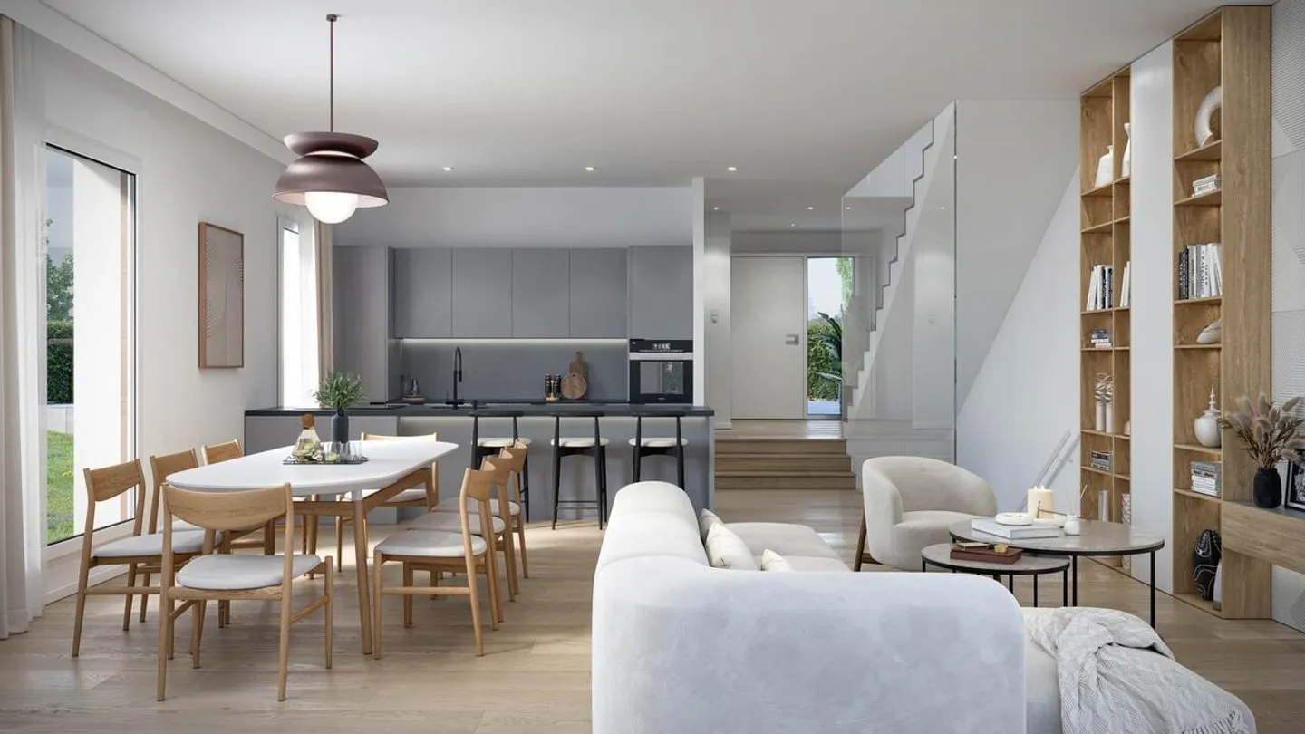 LITHEA 3 - Magnifique villa contigüe de 6 pièces au centre de Nyon ! - Foto 3 von 8