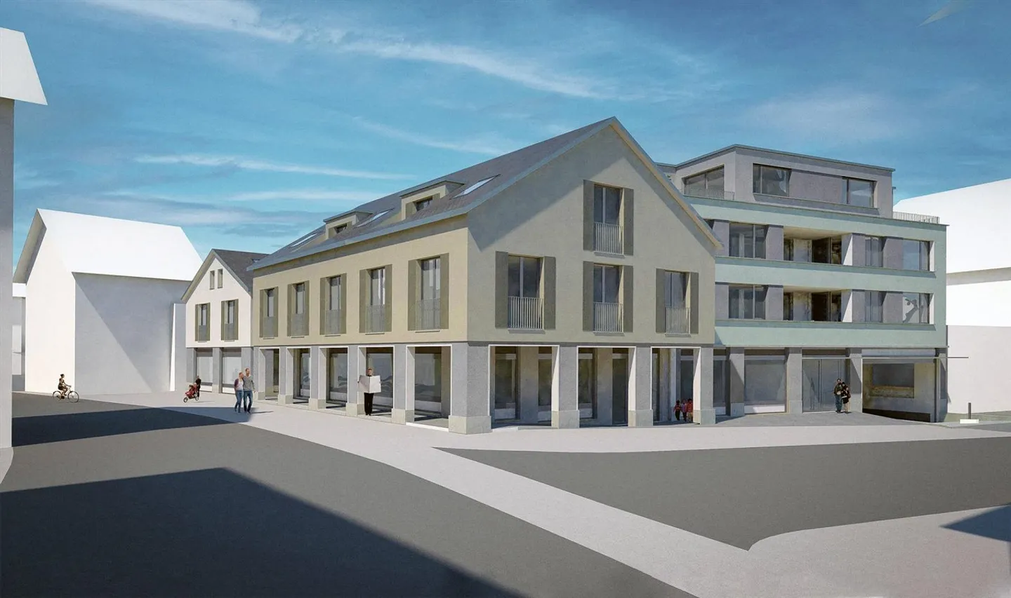 Attractive commercial space in the center of Pfäffikon (100 to 600 m2) - Photo 1 of 3