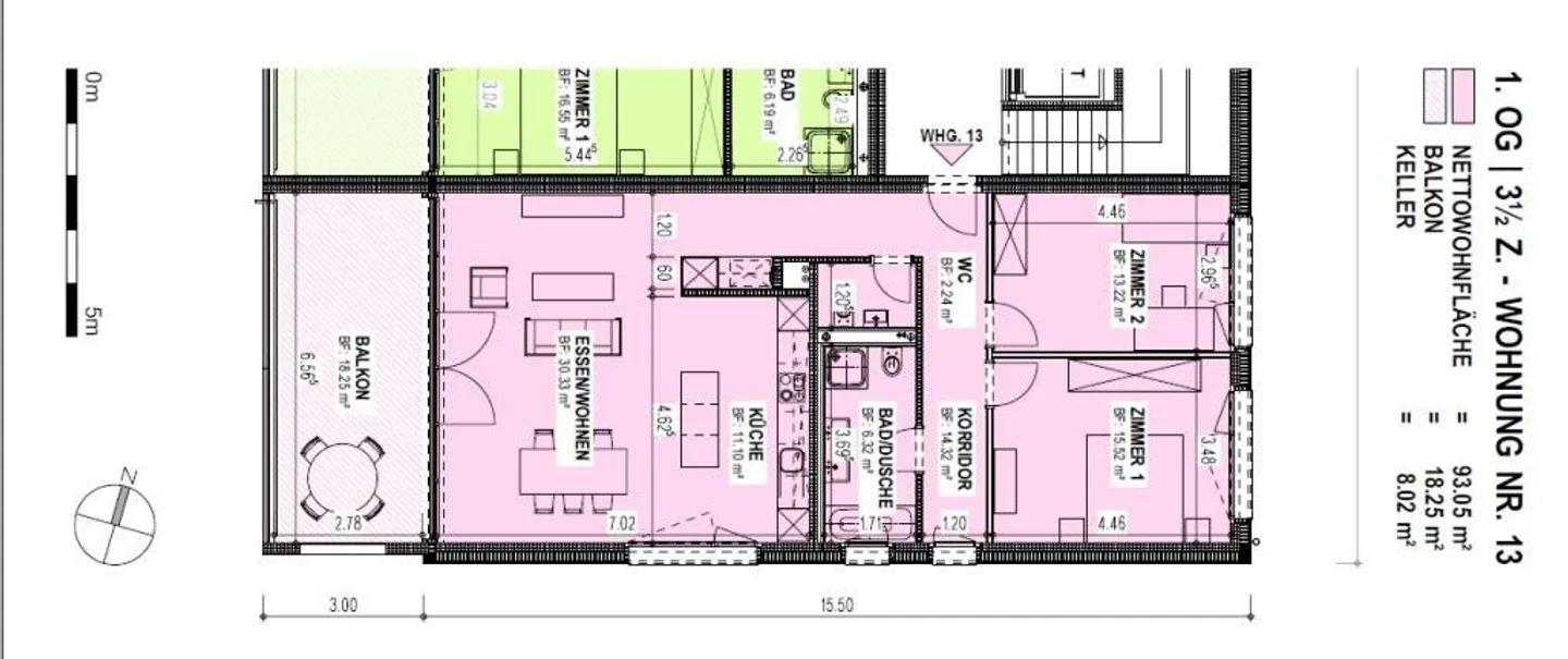 Appartamento 3.5 locali in posizione tranquilla - Foto 11 di 11