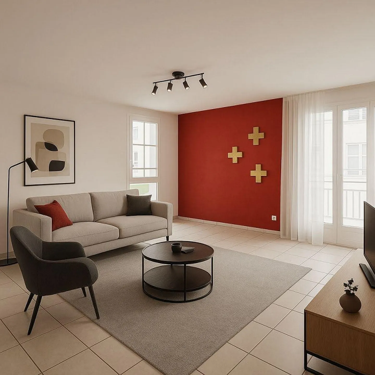 Familienfreundliche 4.5 Zimmer-Wohnung 114 ㎡ - Foto 1 von 6