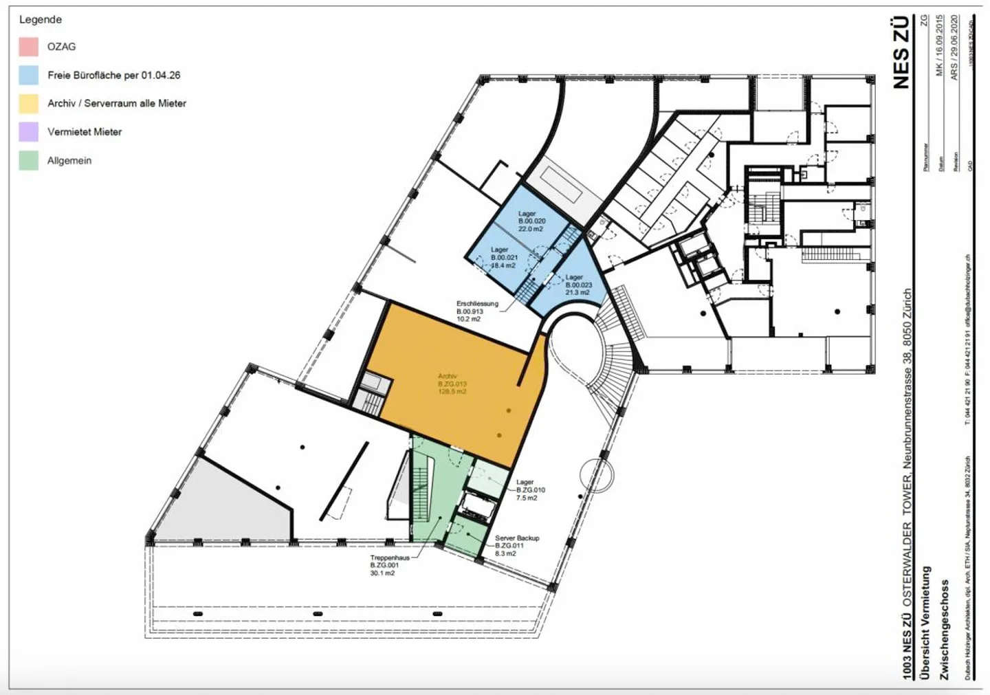 OSTERWALDER TOWER - Repräsentative Gewerbefläche im EG - Foto 4 von 4