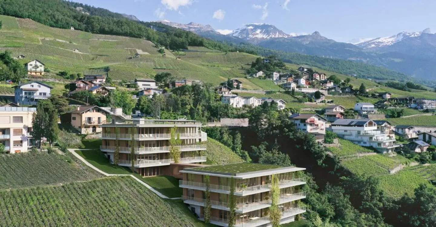 Lot B21 - 2,5 neue Zimmer 5 Minuten von der Stadt Sierre entfernt - Foto 1 von 6