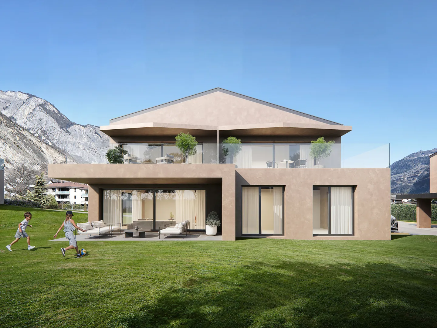 Luxuswohnung in Leytron - Foto 1 von 8