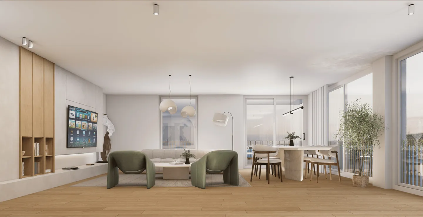 Appartement moderne de 4,5 pièces avec balcon à Zurich - Nouvelle construction 2026 - Photo 4 sur 9