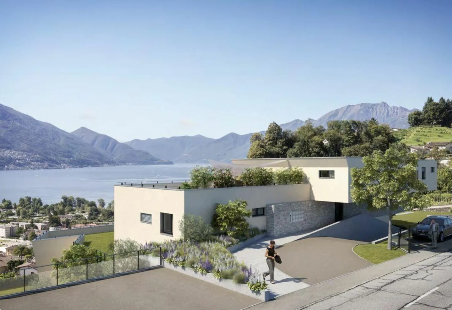 Esclusivo appartamento di 4.5 locali con vista mozzafiato sul Lago ... - Foto 1 di 10