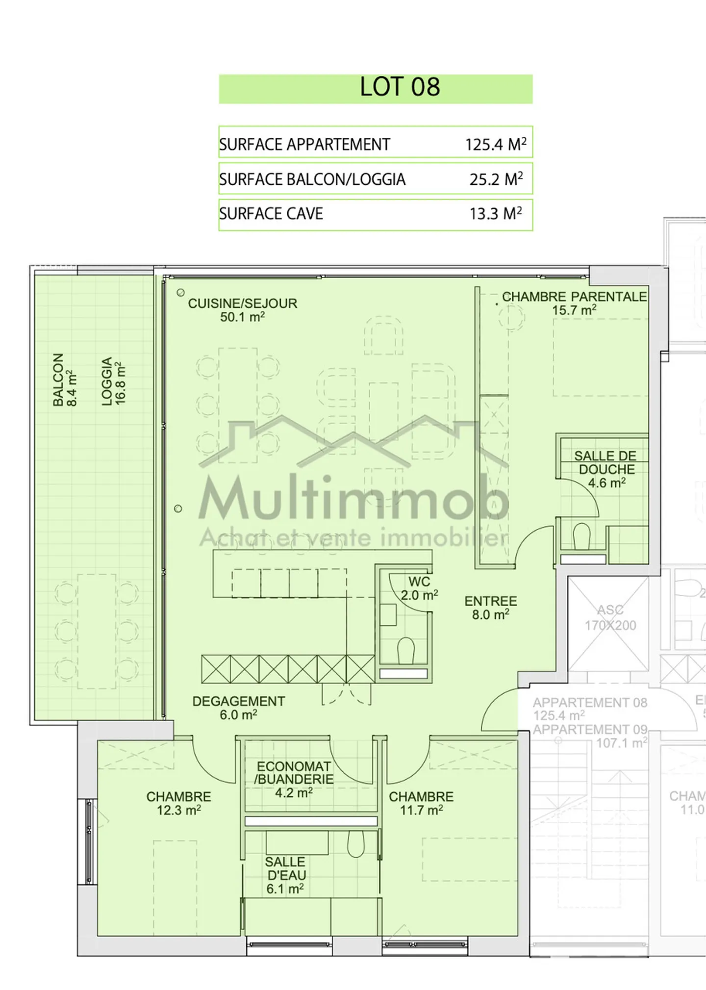 Neues Luxusapartment mit 4,5 Zimmern in einer privilegierten Wohnumgebung - Foto 4 von 6