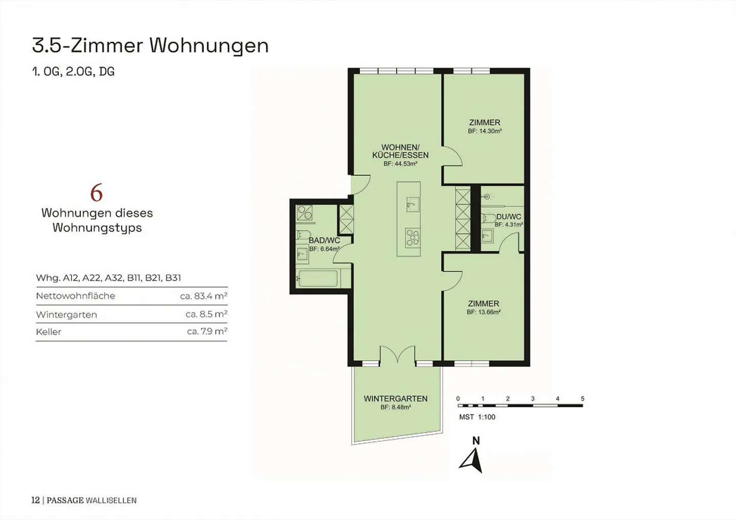 PASSAGE-Wallisellen, 16 appartamenti di proprietà - Foto 7 di 7