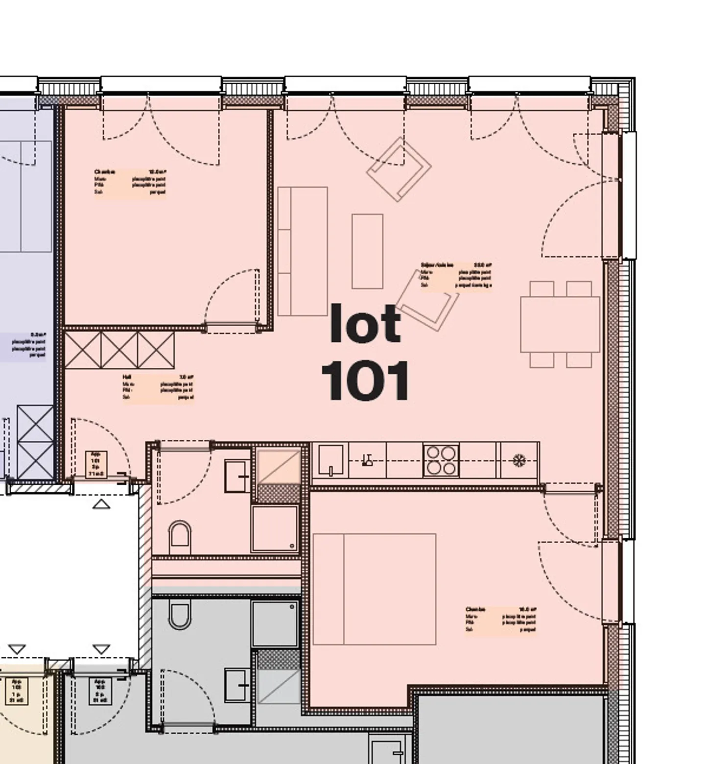 3-Zimmer renovierte Wohnung, ruhige und grüne Gegend im Herzen der Innenstadt von Lausanne - Foto 6 von 6