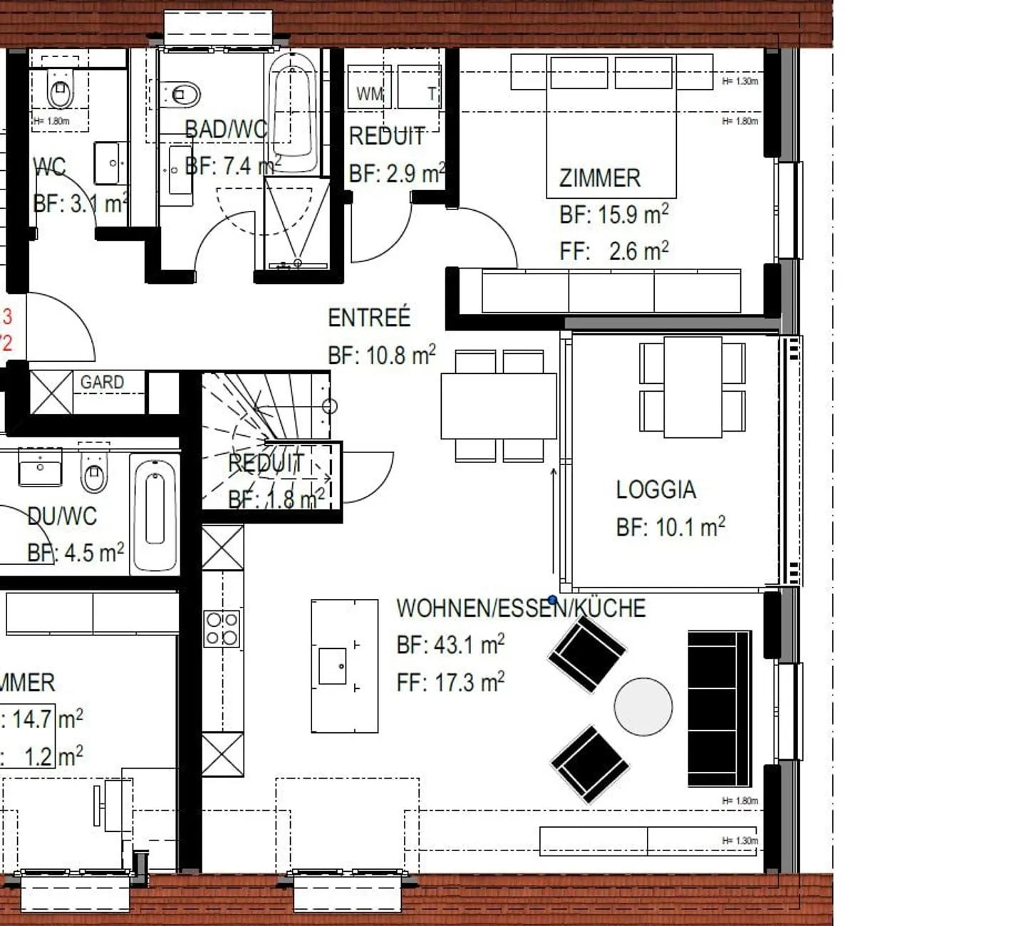 Wunderschöne Maisonette Wohnung - Foto 11 von 12