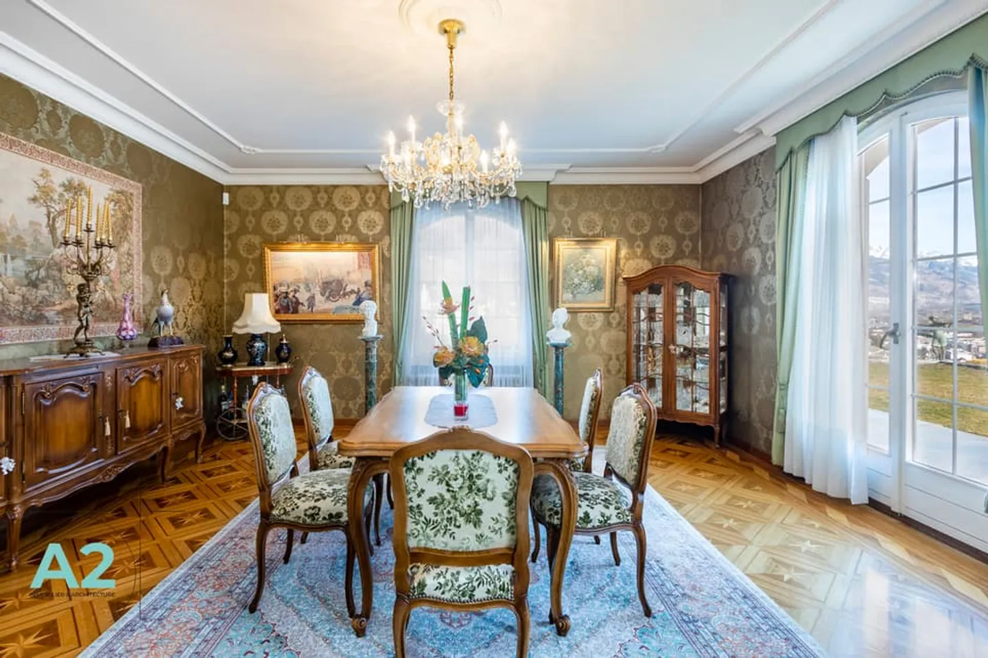 Ausnahmevilla in den Höhen von Sierre - Foto 4 von 13