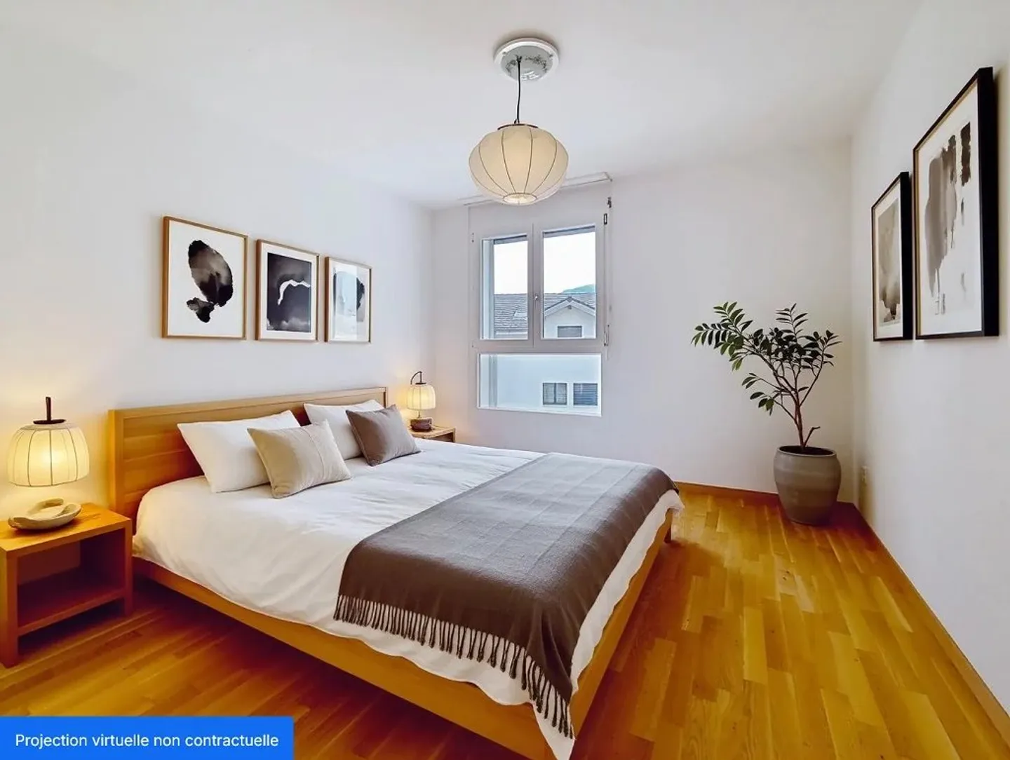Miete eines schönen 3.5-Zimmer-Apartments in Fully - Komfort und Ruhe in einer wunderschönen Umgebung! - Foto 7 von 9