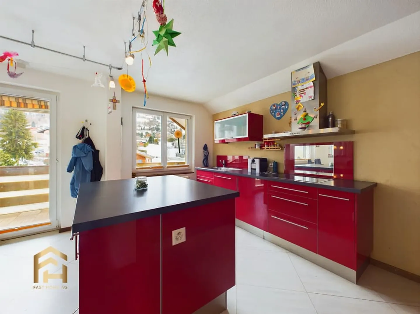 Grosszügige 6.5-Zimmer-Wohnung in Unterbäch - Foto 5 di 13