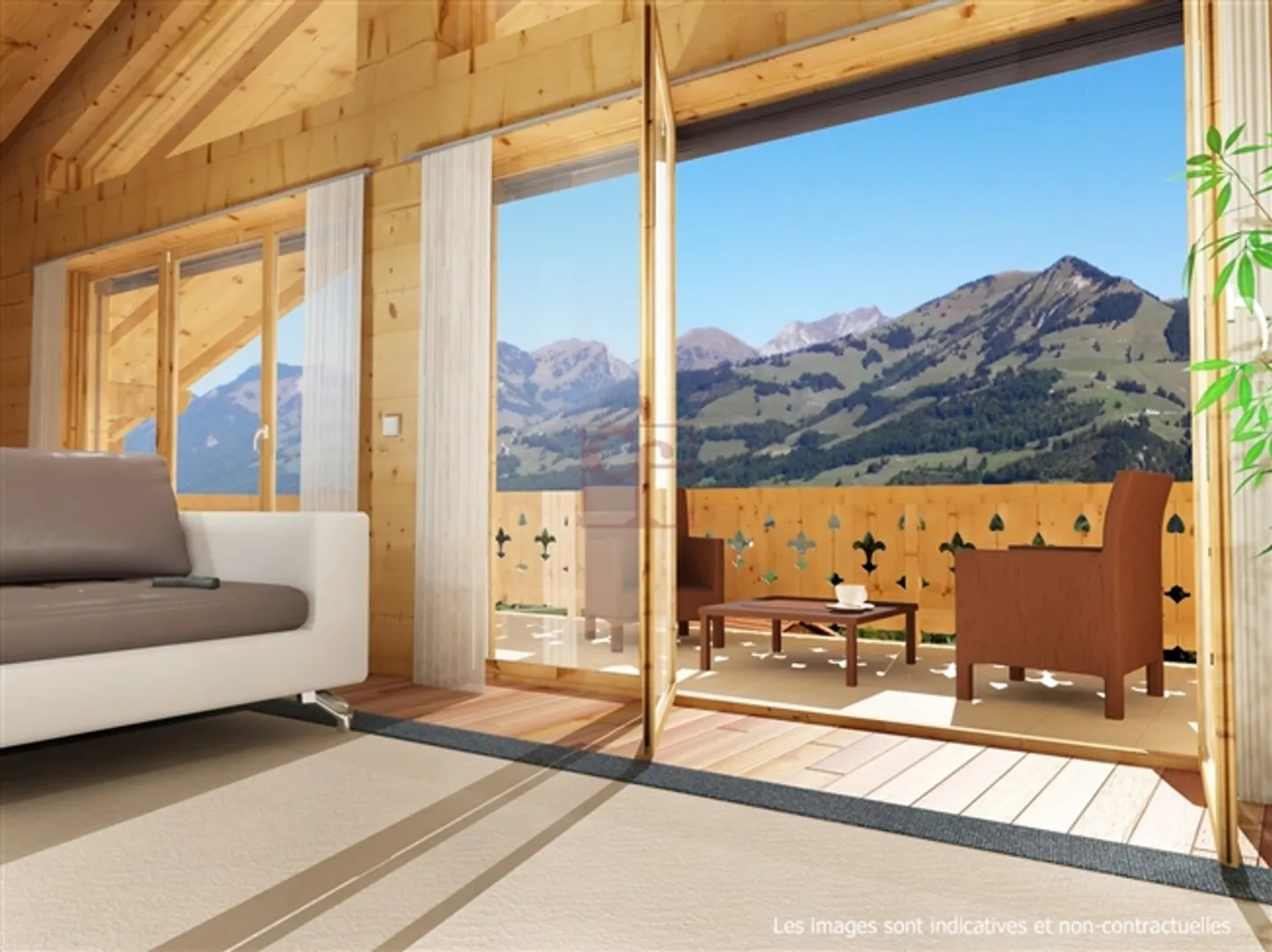 «Les Sciernes-d'Albeuve - Chalet nach Plan» - Photo 5 sur 8