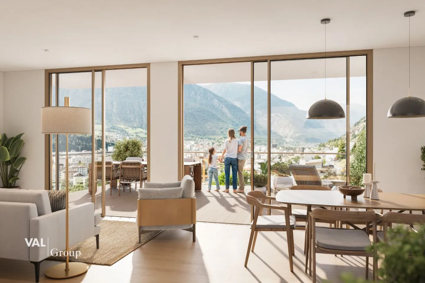 Modern 3.5 room apartment with stunning mountain views - Photo 3 of 11