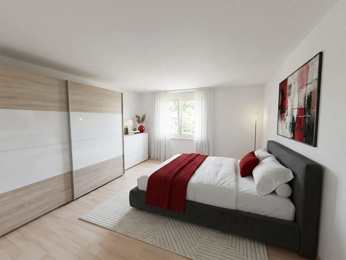 4-room apartment with balcony & garage for sale in Unterkulm - Photo 9 of 10