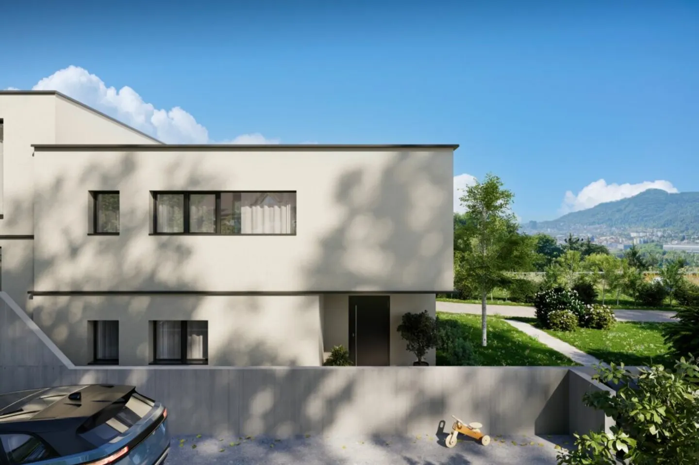 Newly built semi-detached house with clear architecture, plenty of light, and high living comfort - Photo 2 of 6