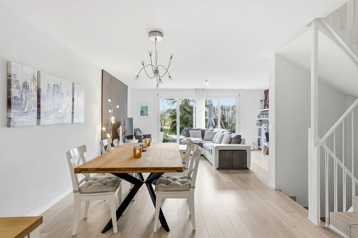 Maison mitoyenne 5,5 pièces avec jardin et vue imprenable sur le lac - Photo 17 sur 28